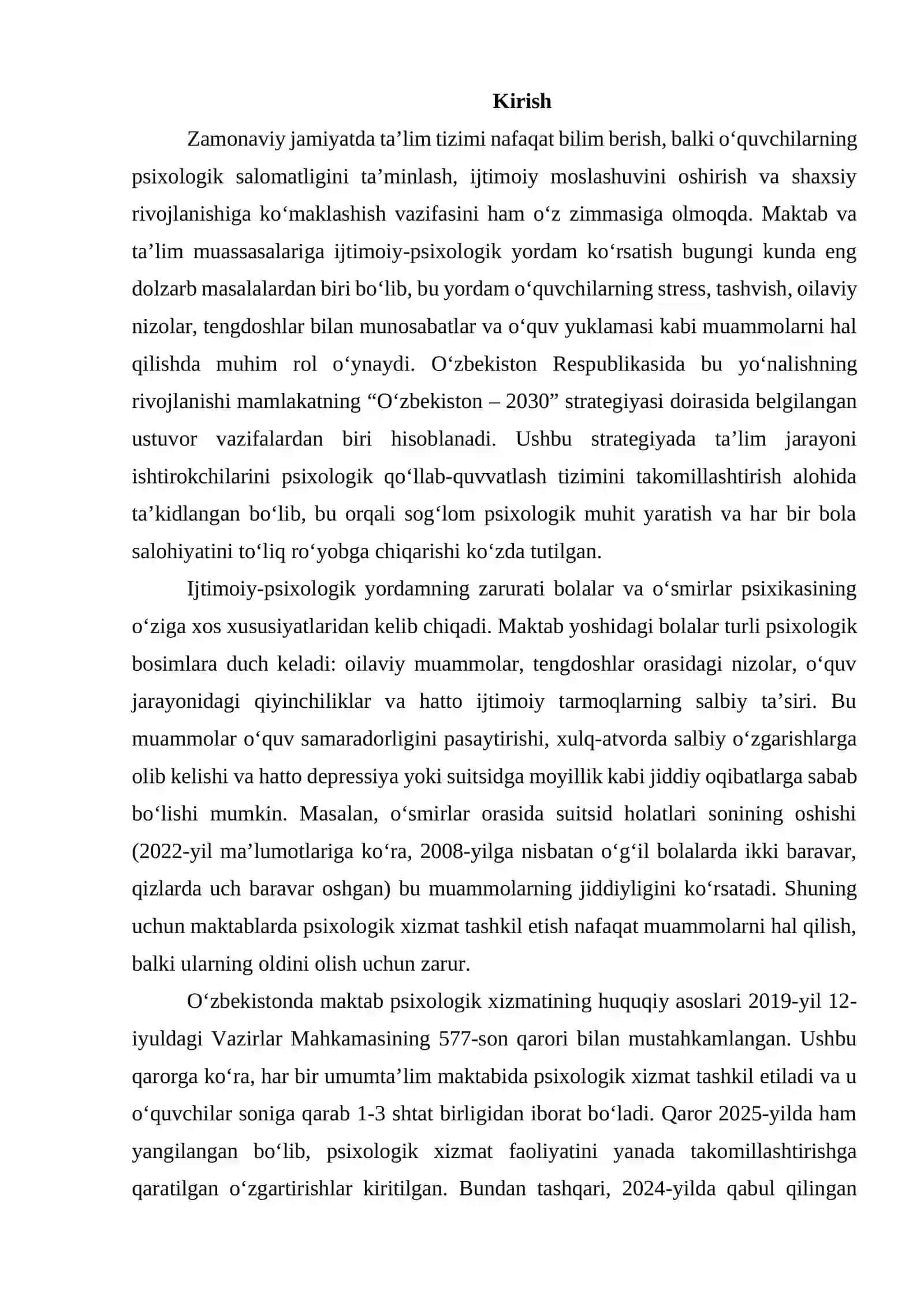 Maktab va taʼlim muassasalariga ijtimoiy psixologik yordam koʻrsatish 2