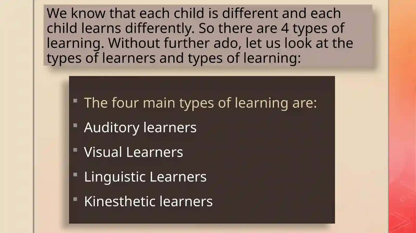 Learning Styles 2