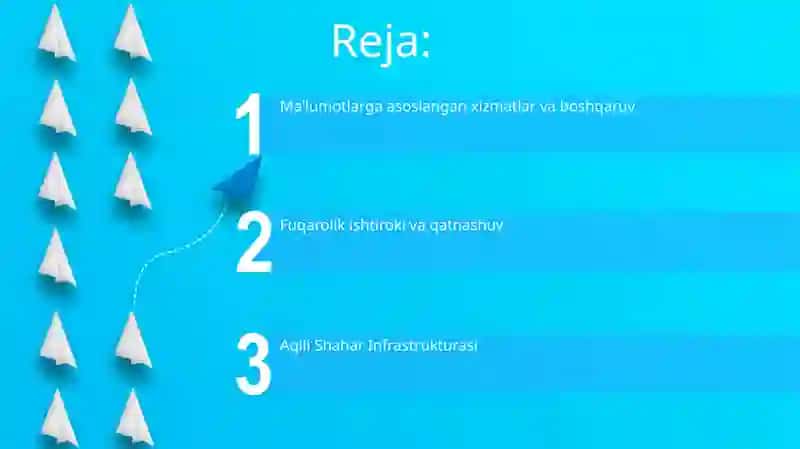 Aqlli jamiyat tashabbuslari namunalari 2
