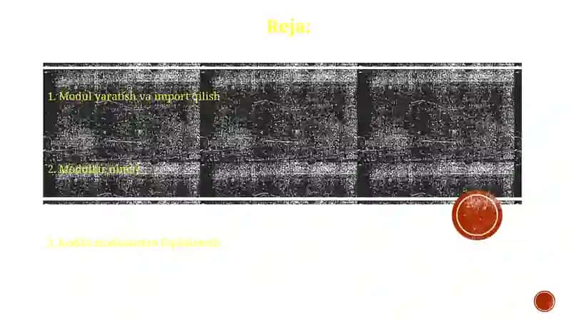 Pythonda modular bilan ishlash 2