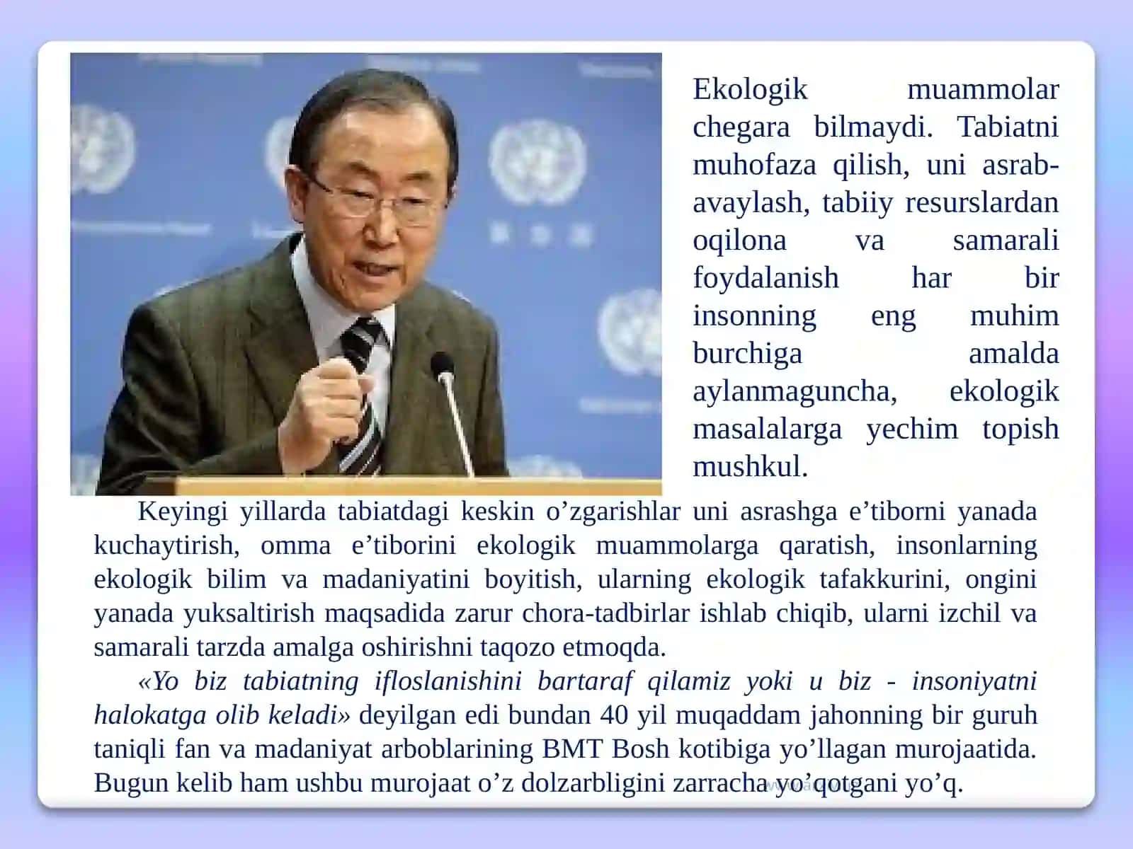 Jamiyat taraqqiyotida ekologik bilimlarning ahamiyati 2