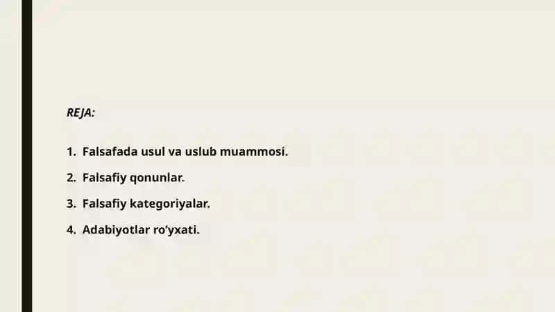 Falsafa qonun va kotegorya tushunchalari 2