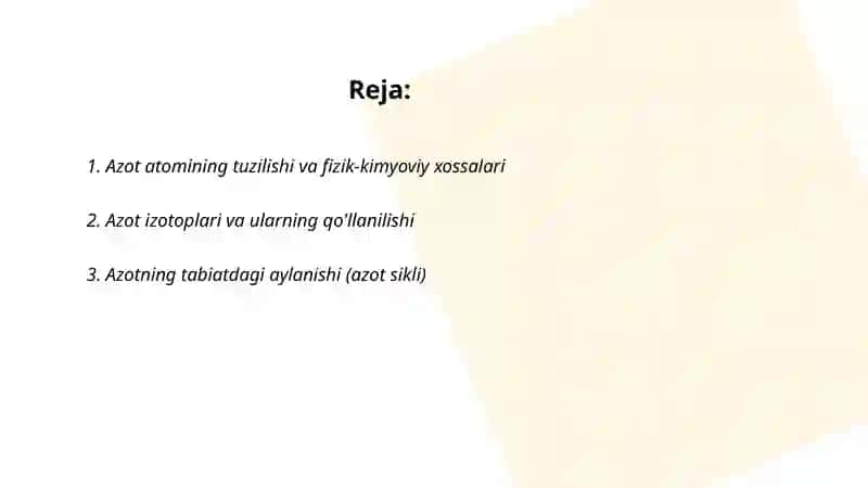 Azot va uning birikmalari 2