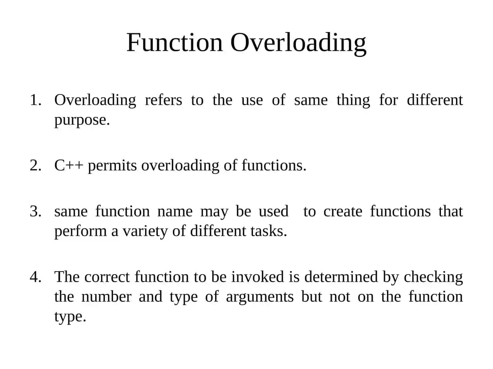 Overloading 2