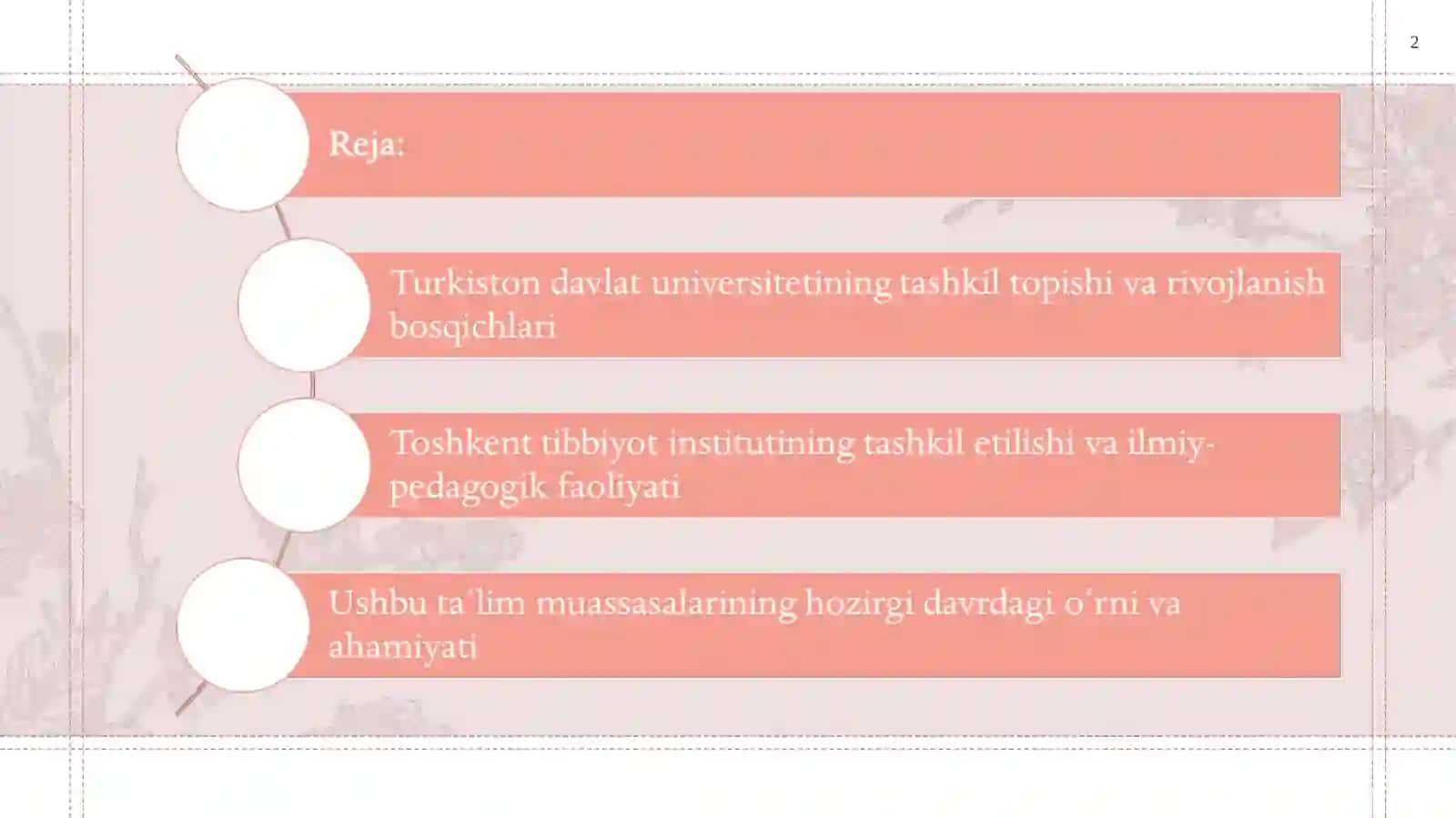 Turkiston davlat universitetining tashkil topishi va rivojlanish bosqichlari 2