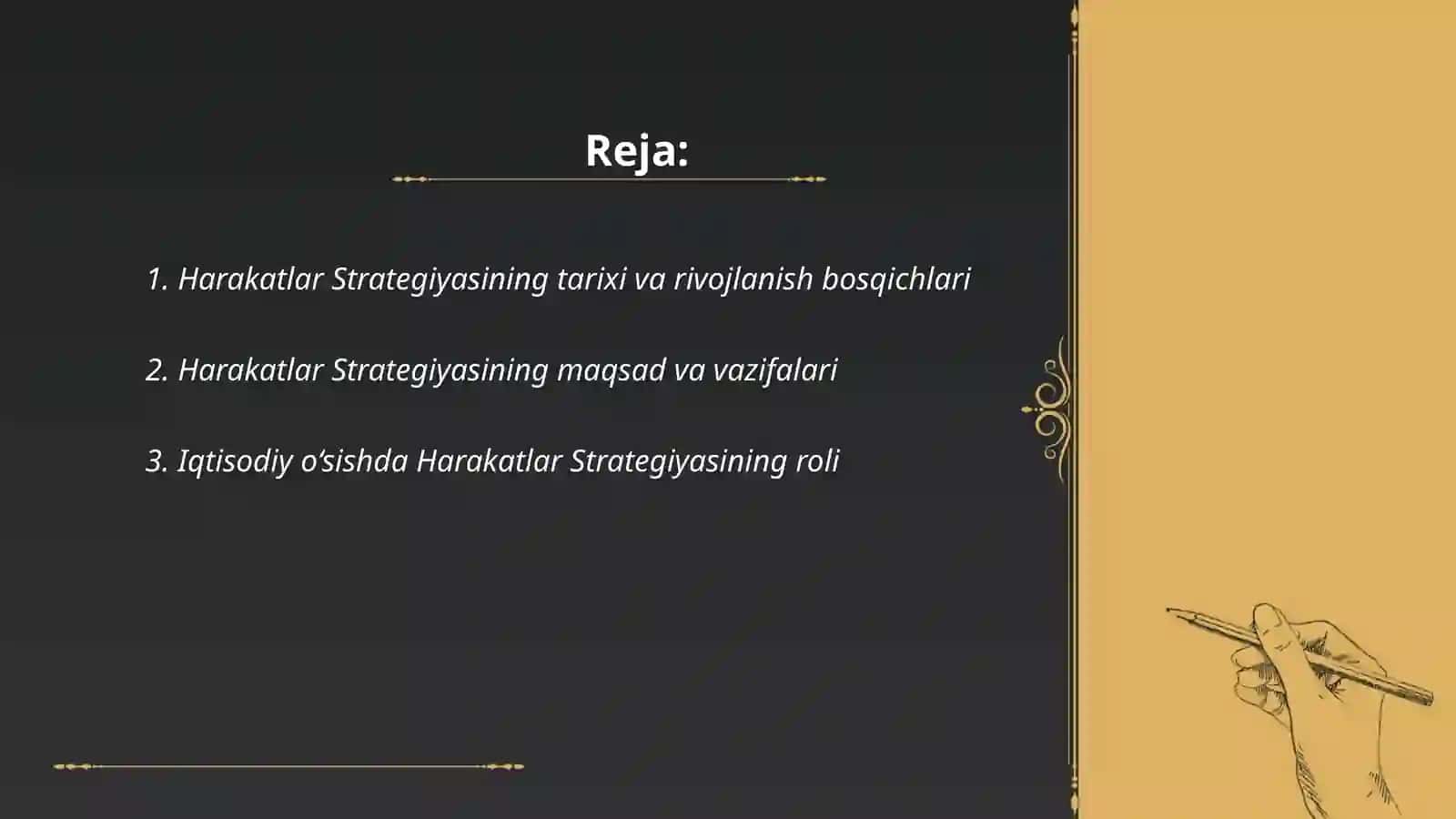 Harakatlar Strategiyasi 2