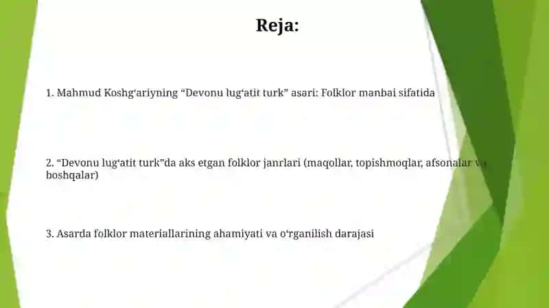 Mahmud Koshg'ariyning "Devonulug'otitturk'asaridagifolklormateriallari" 2