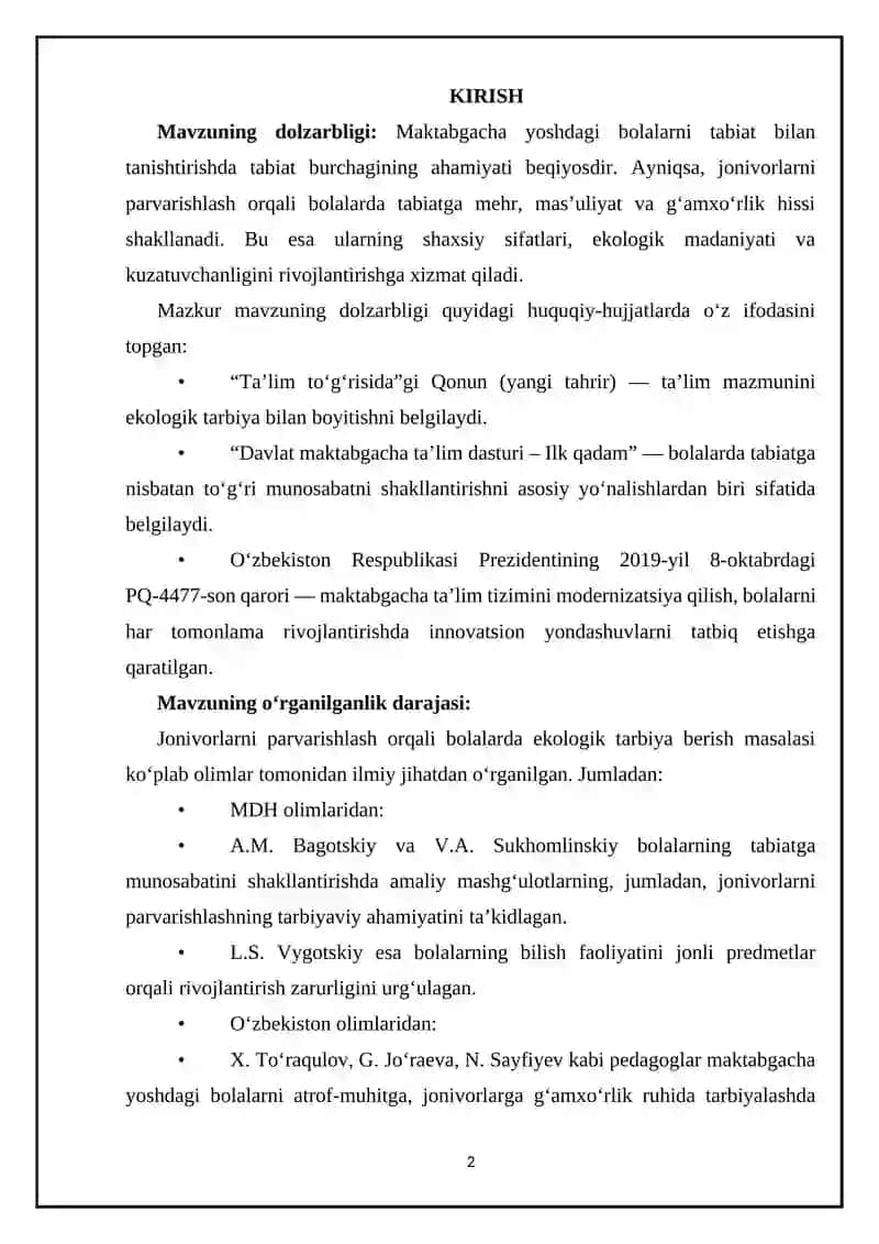 TURLI YOSH GURUHIDA TASVIRIY FAOLIYATNI TASHKIL QILISH METODIKASI 2