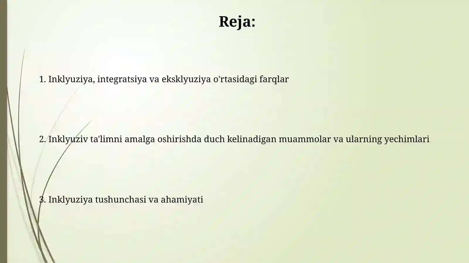 Inklyuziya, integrasiya, eksklyuziya 2