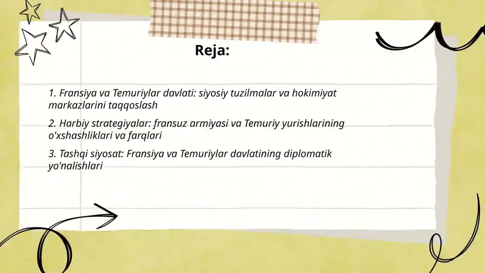 Fransiya va Temuriylar davlati 2