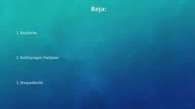 2025-2026-oʻquv yilidagi rejalarim 2