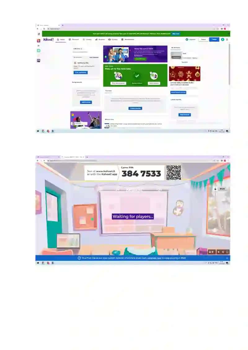 Kahoot yaratish. Quiz test. 2