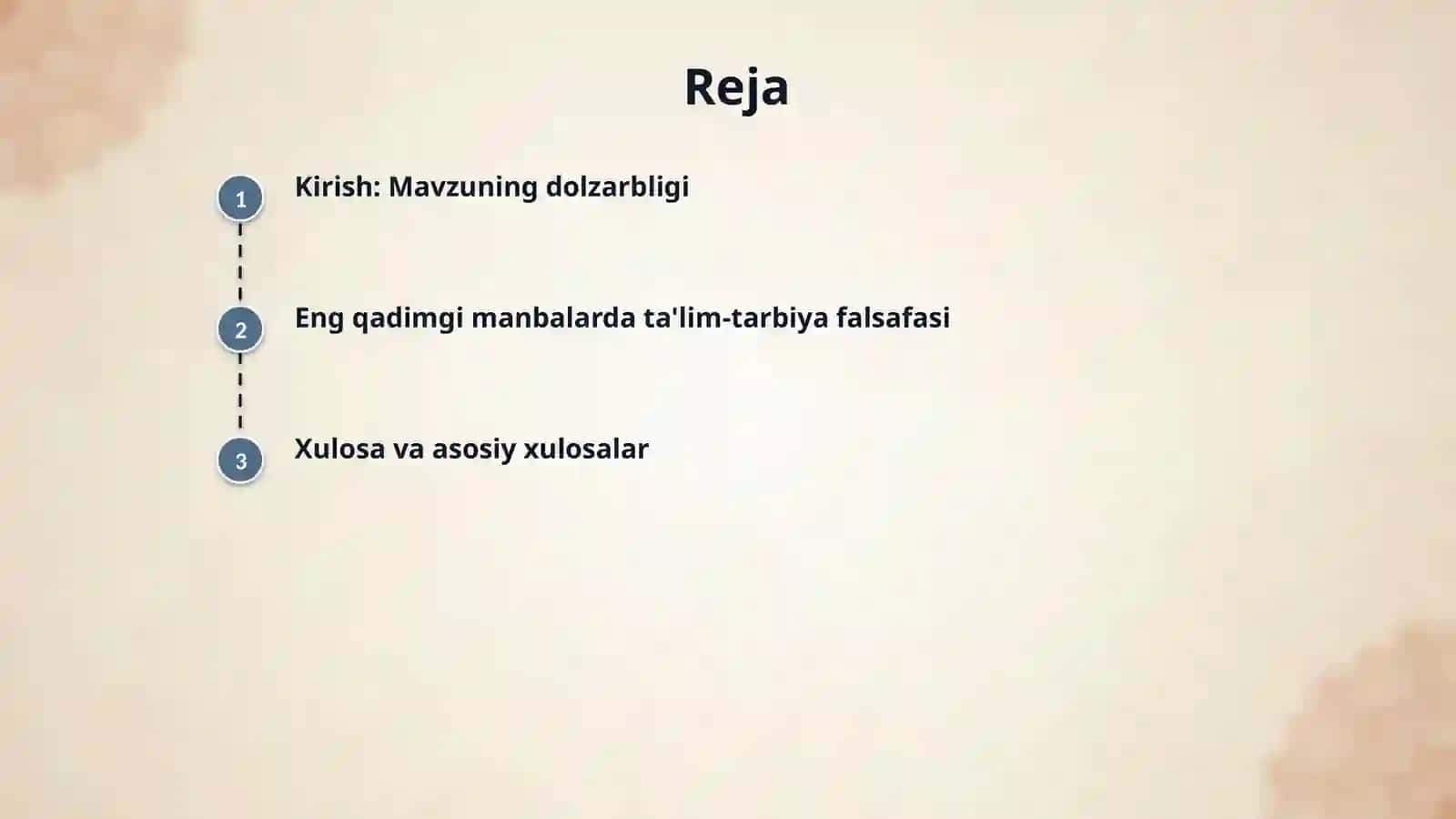 Eng qadimgi yozma manbaalarda ta'lim tarbiyaga oid fikrlar 2