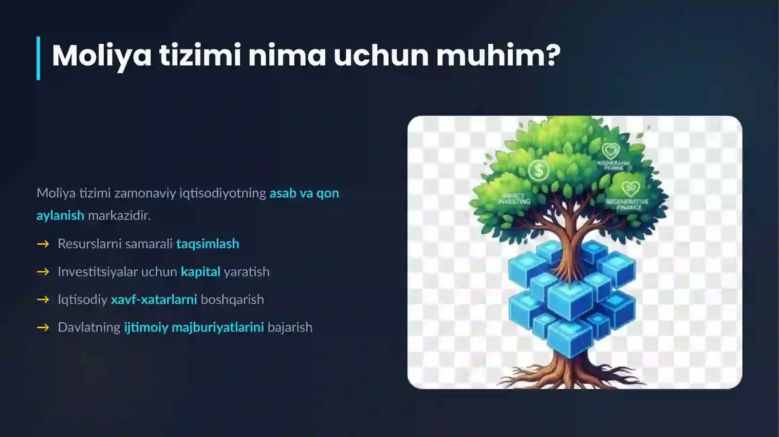Moliya tizimi va moliyaviy siyosat 2