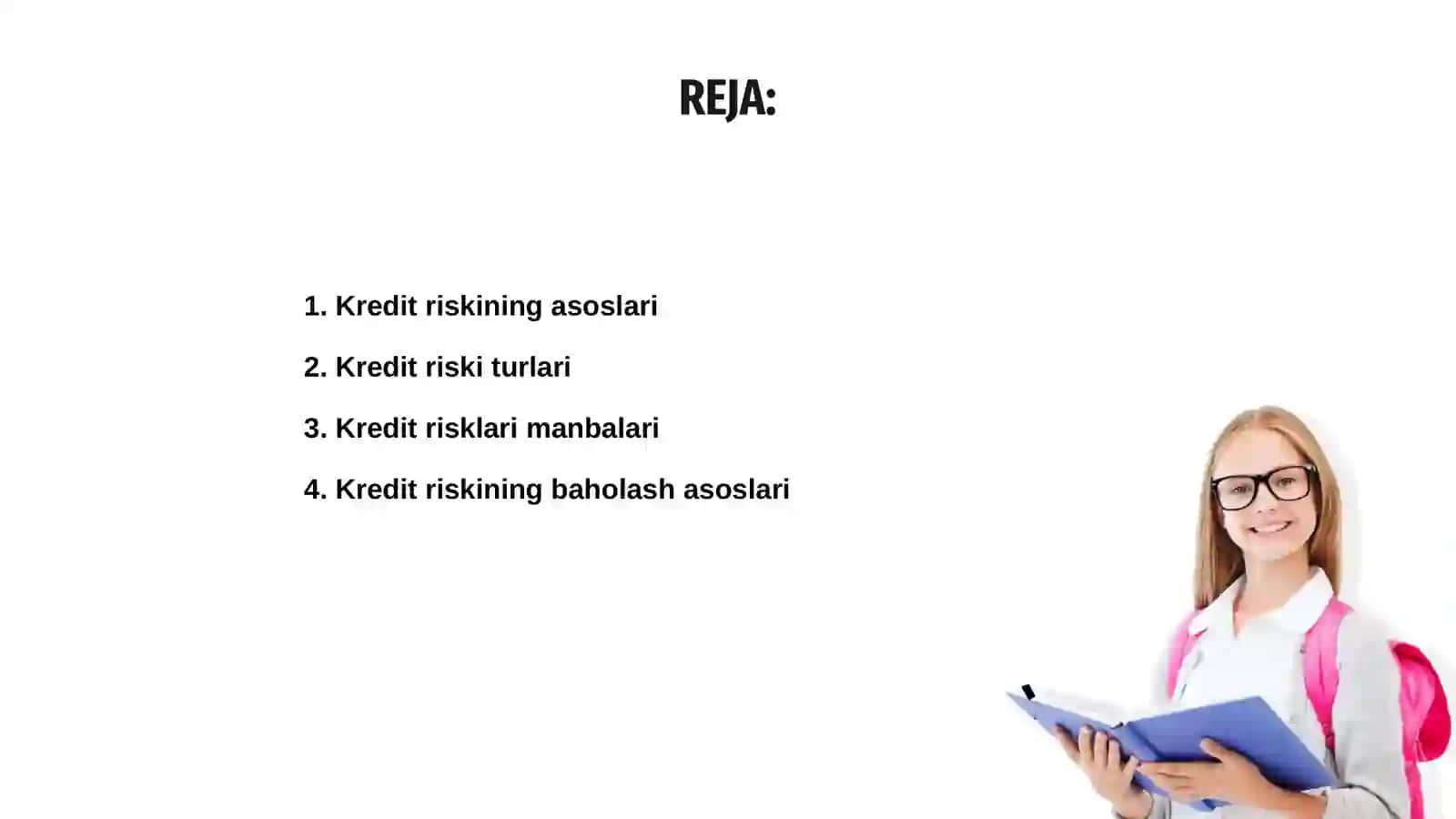 Kredit riski va uni boshqarish usullari 2