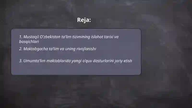 Mustaqil O'zbekistonda ta'lim va pedagogika taraqqiyoti 2