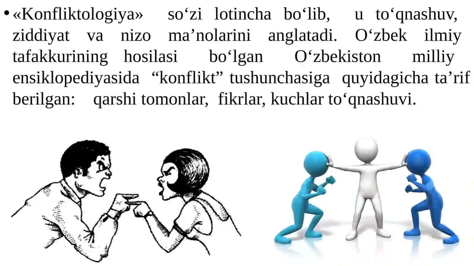 Kasbiy faoliyatdagi konfliktlar va ularni bartaraf etish yo’llari 2