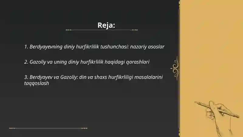 Din va hurfikrlilik 2