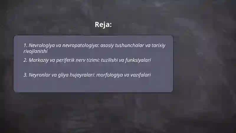 Nevropotologiya va nevropotologiya haaida umumiy tushunch 2
