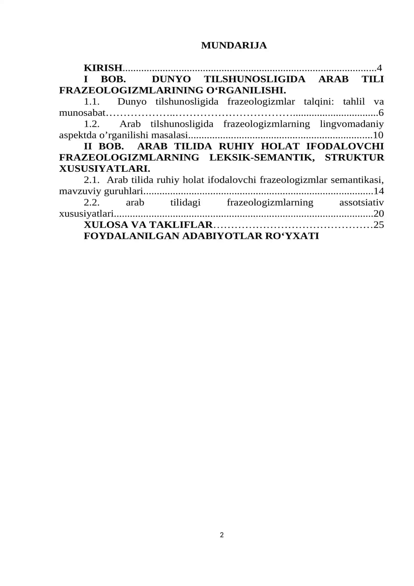 KURS ISHI Arab tilida frazeologizmlar semantikasi 2
