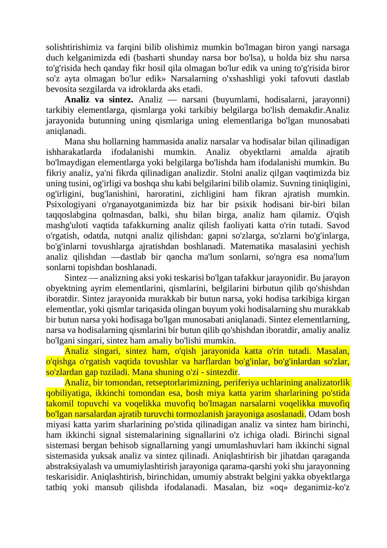 MURAKKAB PSIXIK JARAYONLAR: TAFAKKUR INTELLEKT 2