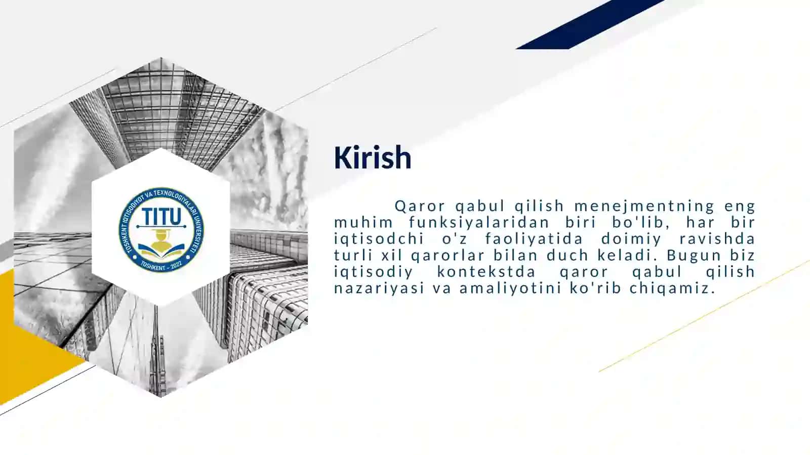Menejmentda Qaror qabul qilish jarayoni 2