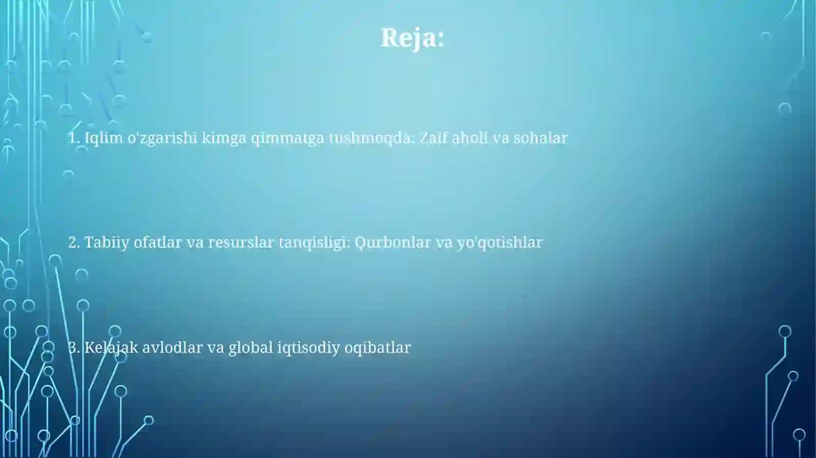 Iqlim oʻzgarishi kimga qimmatga tushyapti 2