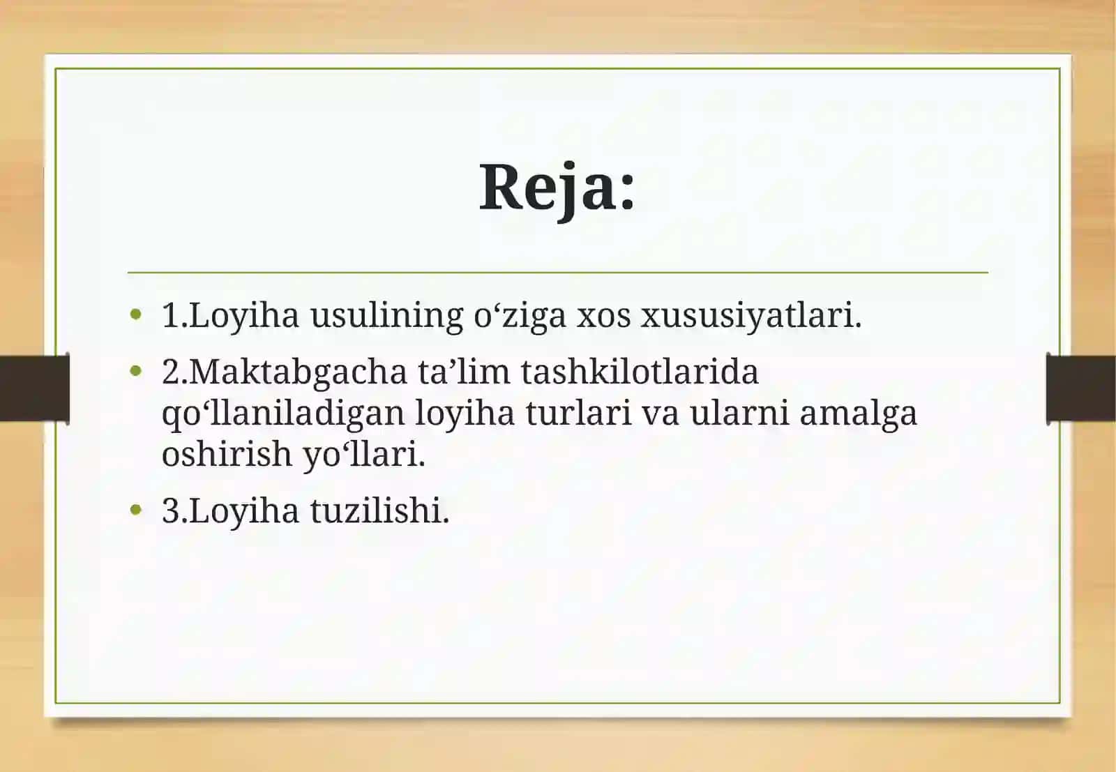 Loyihalash  texnologiya 2