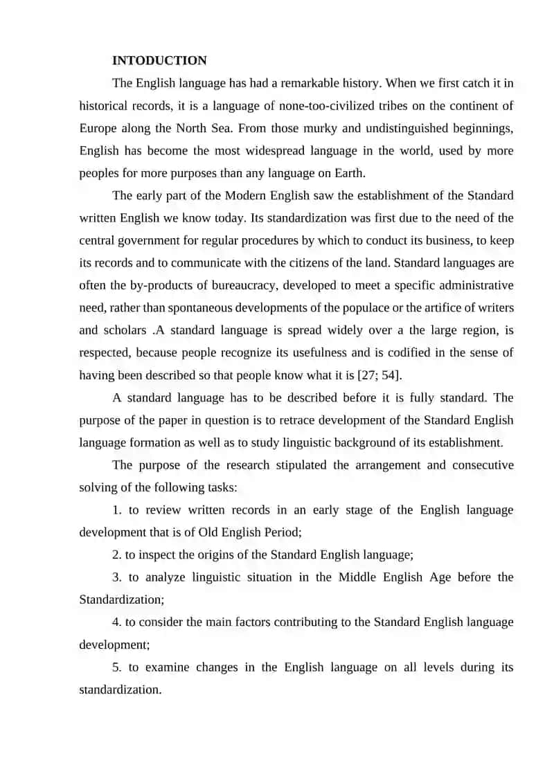 THE MODERN ENGLISH PERIOD: LOCAL DIALECTS AND THE NATIONAL LANGUAGE 2