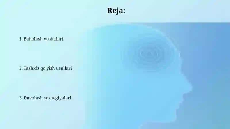 Xavotirlanish va depressiyani aniqlash metodikasi 2