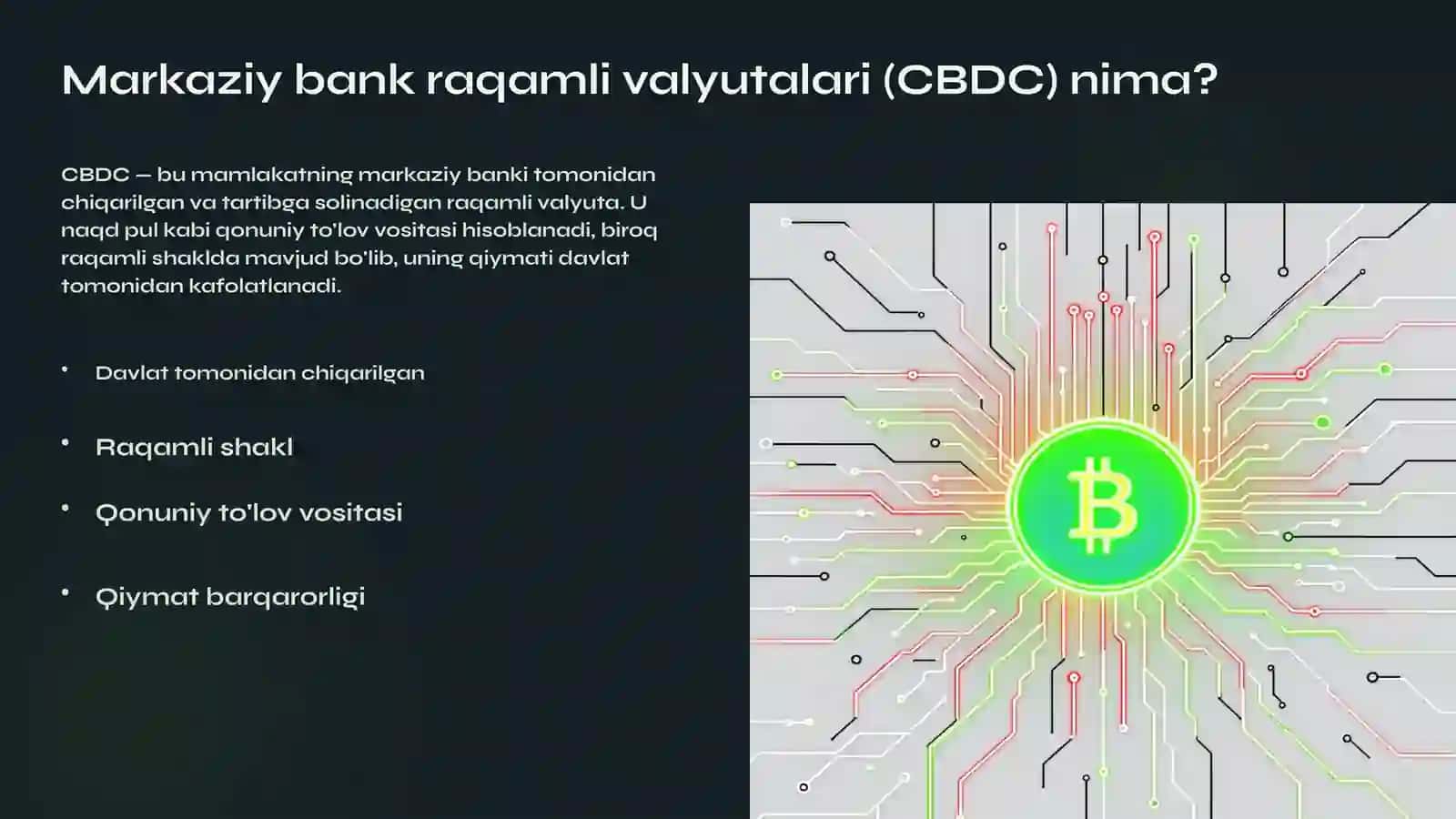 Markaziy bank raqamli valyutalari (CBDC) moliyaviy landshaftni tubdan o'zgartirishi mumkin bo'lgan yangi kuch 2