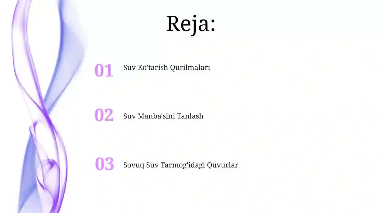 Sovuq Suv Tarmog'idagi Quvurlar 2