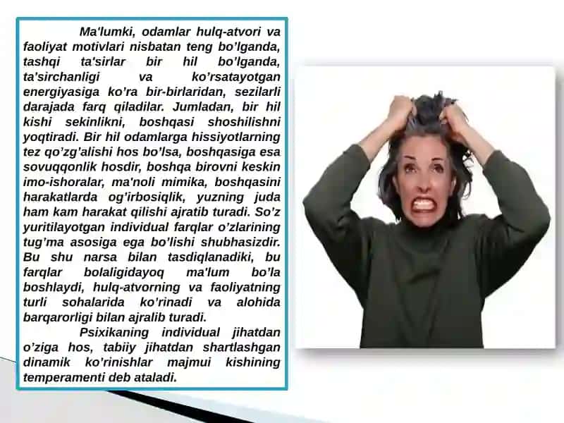 Temperament va uning nazariyalari 2