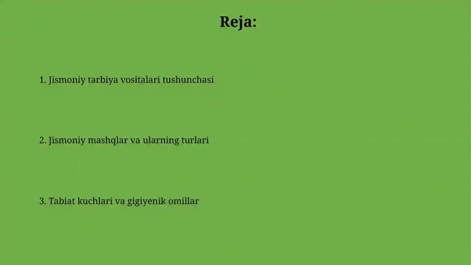 Jismoniy tarbiyaning vositalari va mashqlari 2