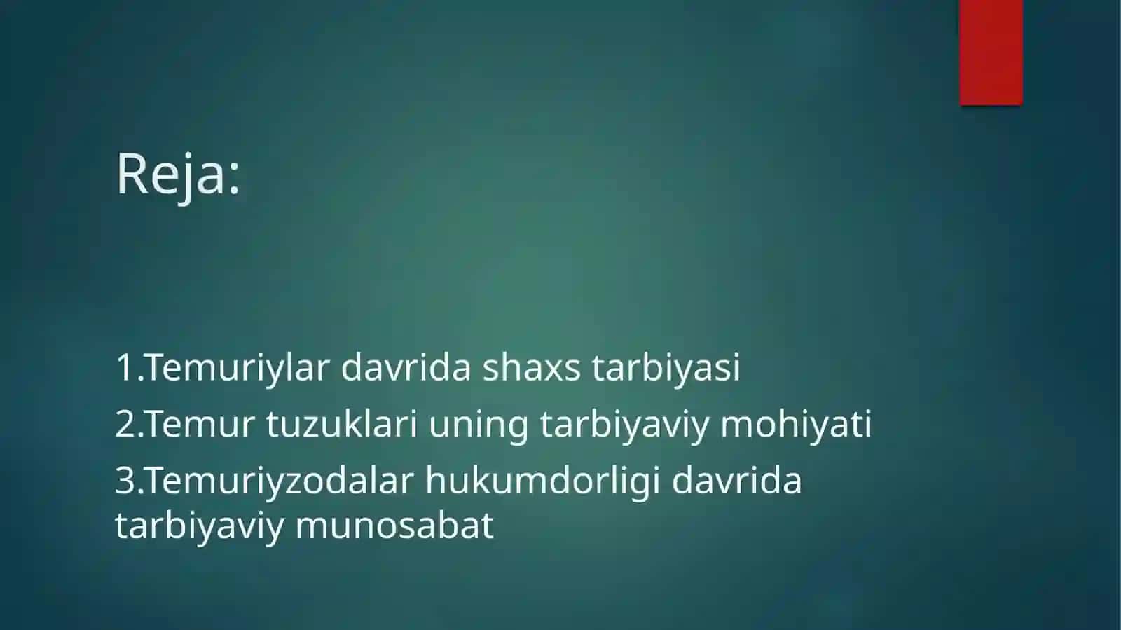 Temuriylar davrida ta’lim tarbiya 2