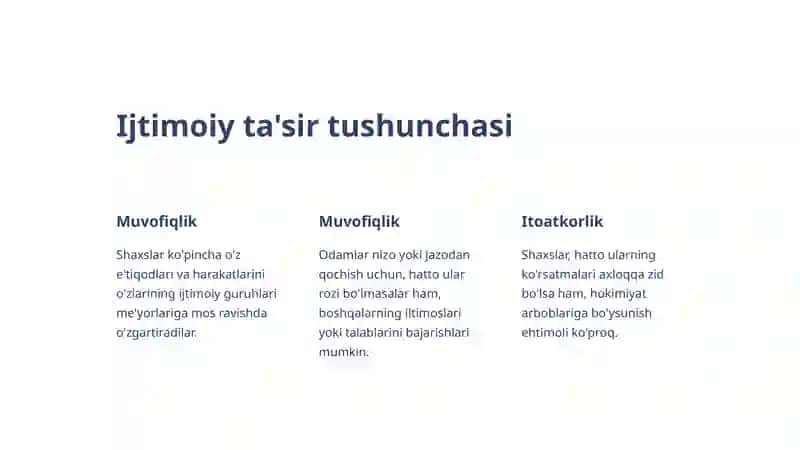 Ijtimoiy va etnopsixologiyasi ta'sir masalasi 2