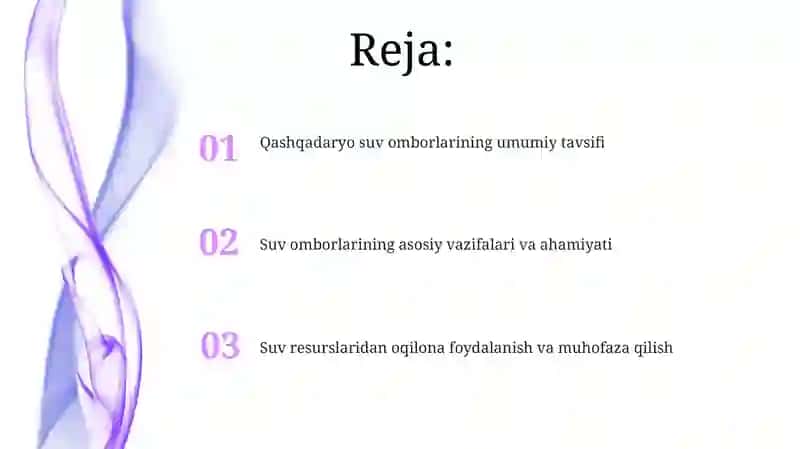 Qashqadaryodagi suv havzalari 2