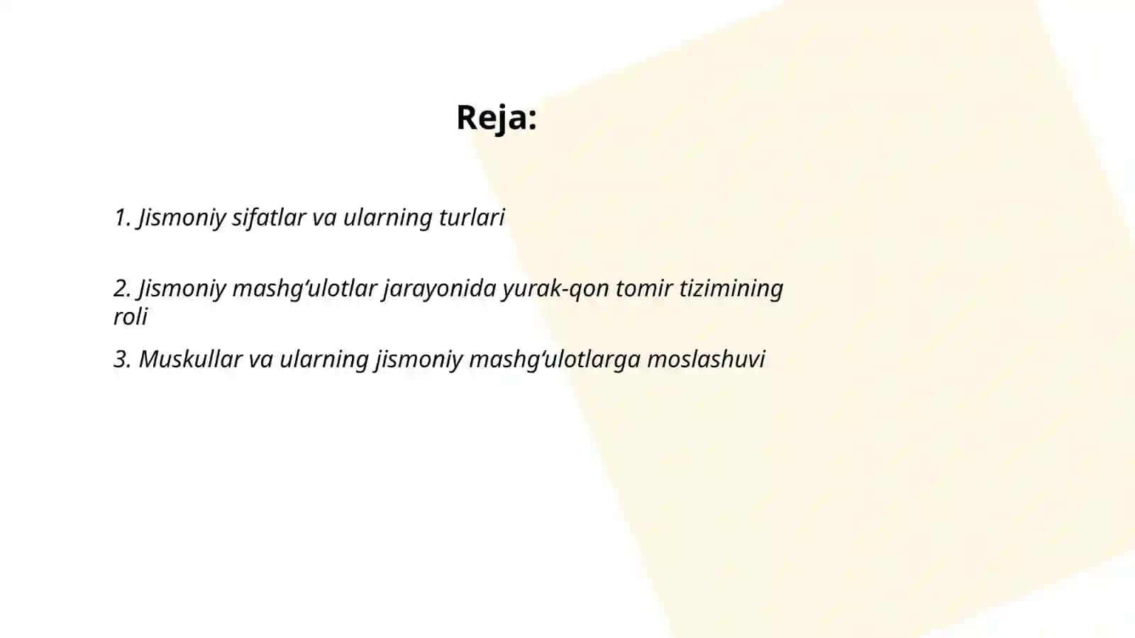 Jismoniy sifatlarni rivojlantirish mexanizmlari 2