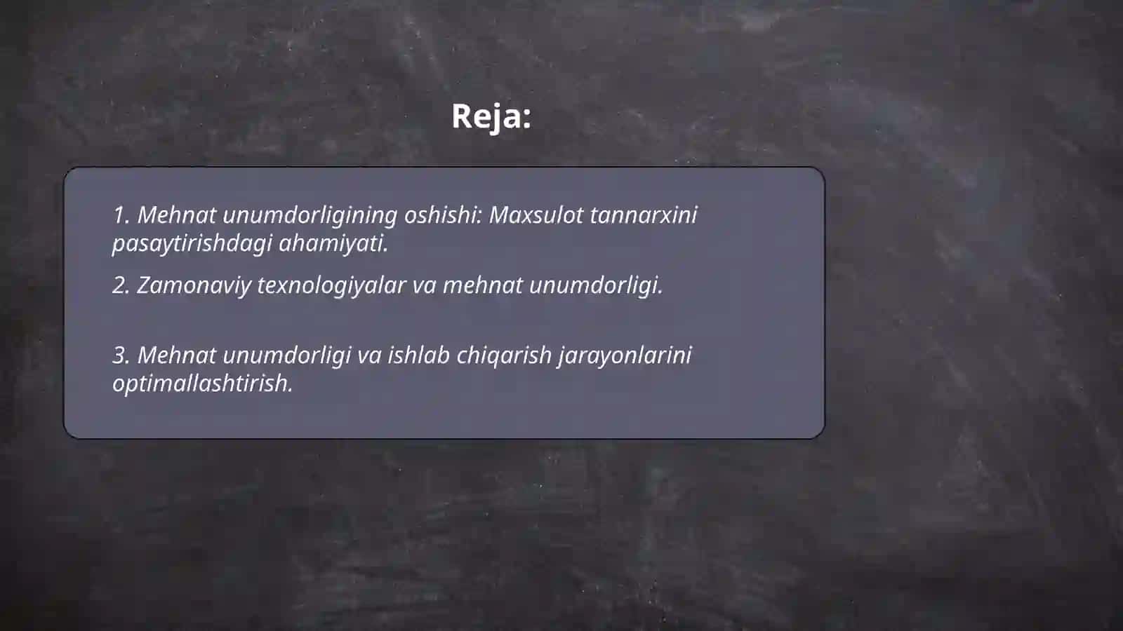 Mehdat unumdorligining oshishi 2