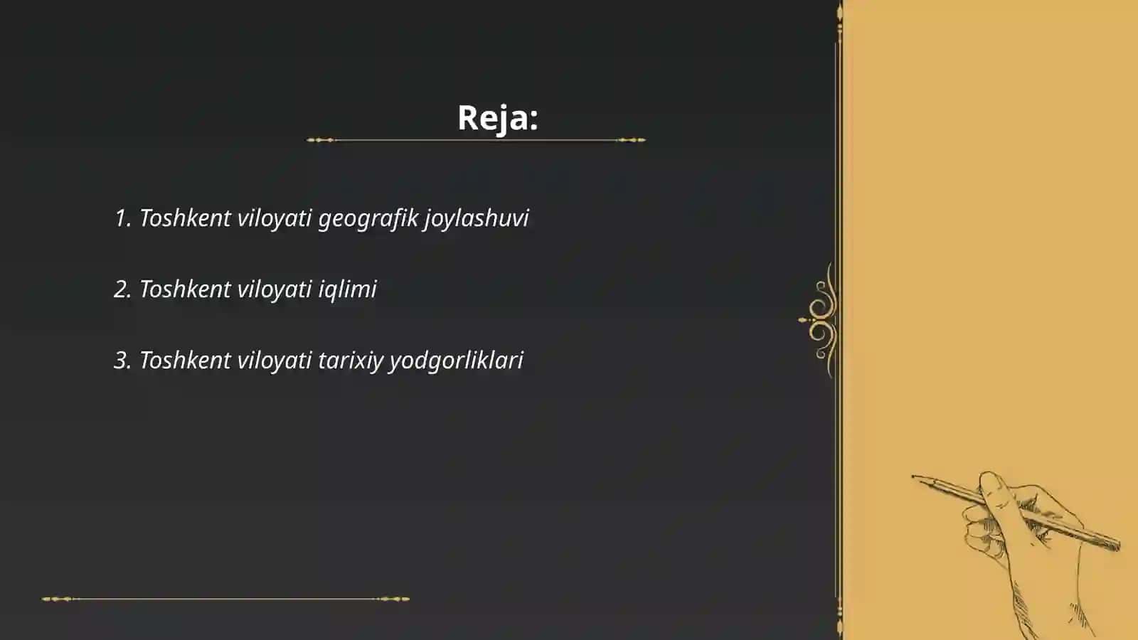 Toshkent viloyati geografik joylashuvi 2