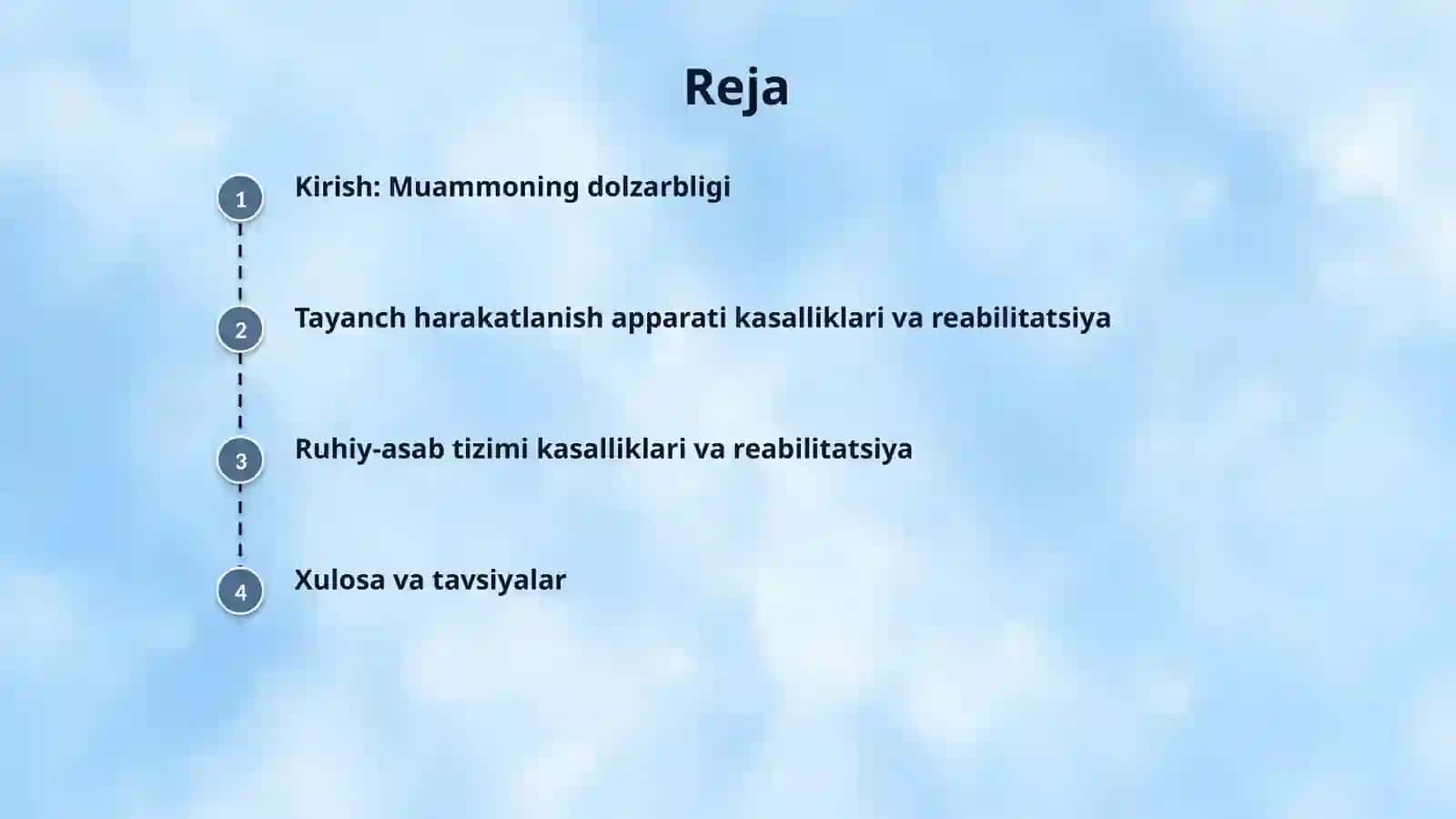 Tayanch harakati aparati kasalliklari va ruhiy asab kasalliklarida reabilitatsiya 2