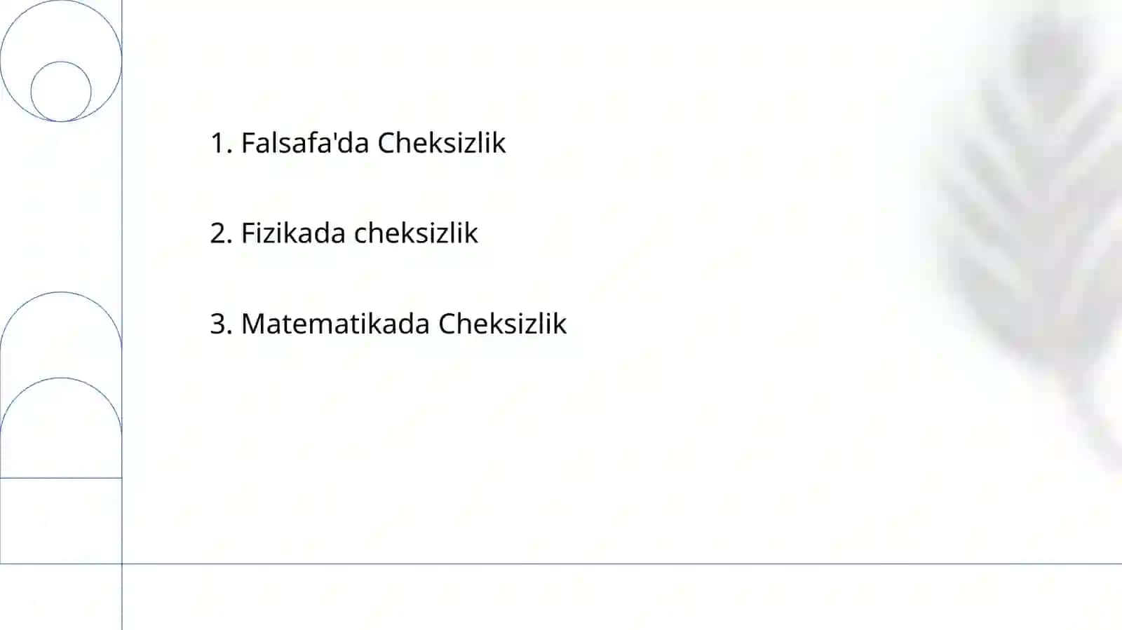 Cheksizlik 2