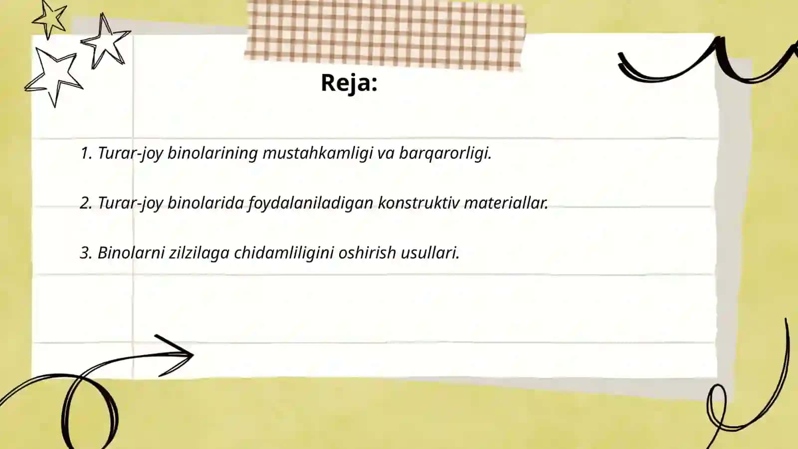 Turar-joy binolarini konstruktiv yechimlarini tahlil qilish 2