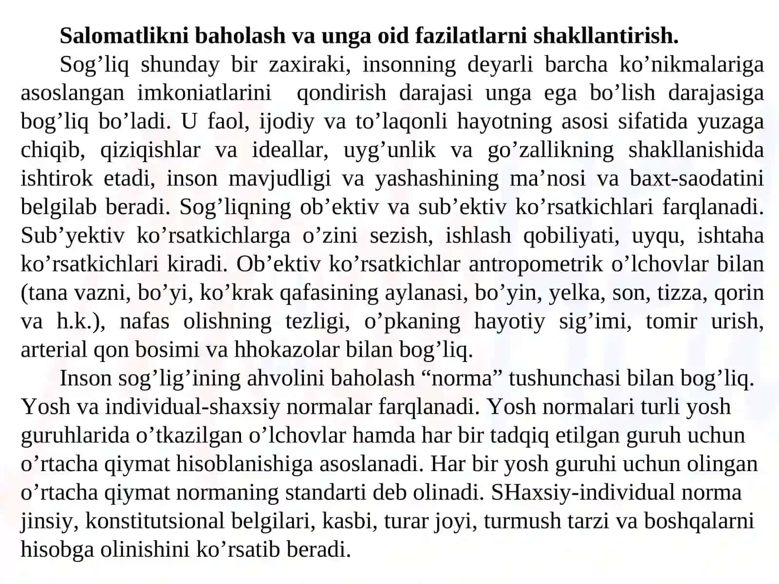 Zararli odatlar salomatlikning buzgunchilaridir 2