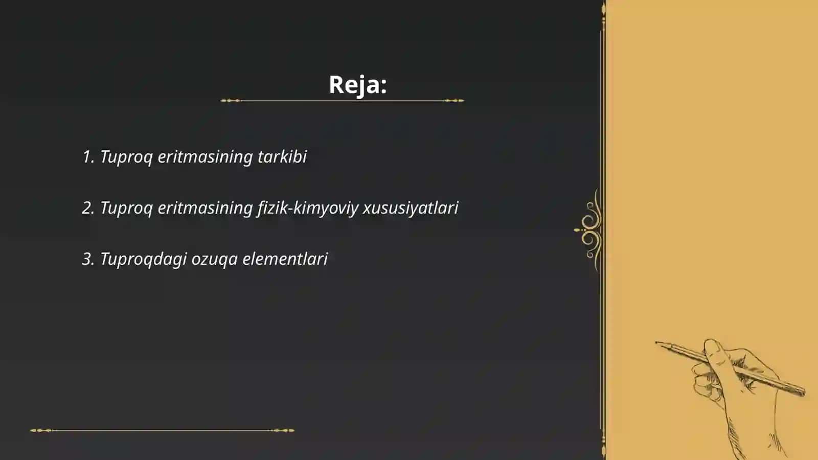 Tuproq eritmasi va tuproqdagi oksidlanish qaytarilish jarayonlari 2