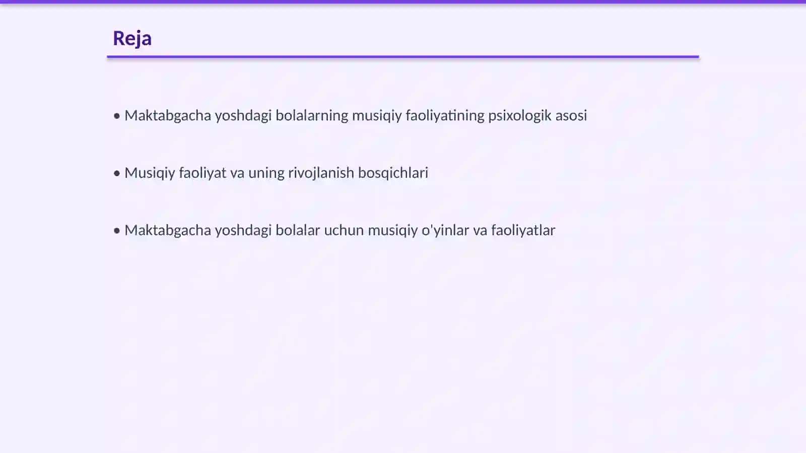 Maktabgacha yoshdagi bolalarning musiqiy faoliyati mazmuni 2
