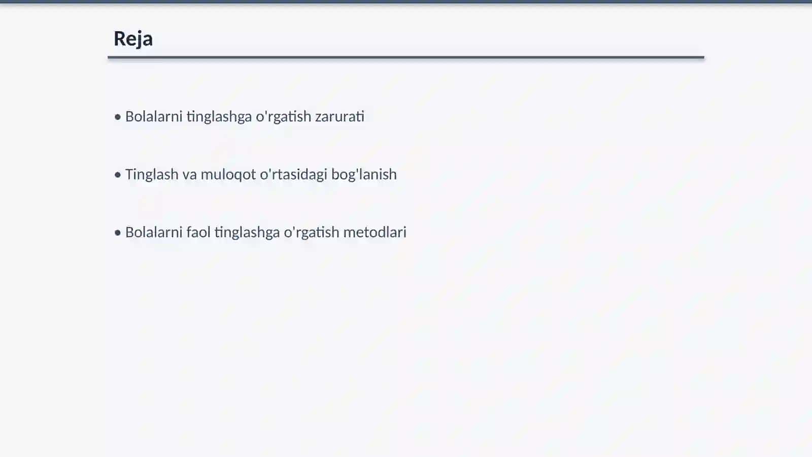 Bolalarni tinglashga orgatish 2