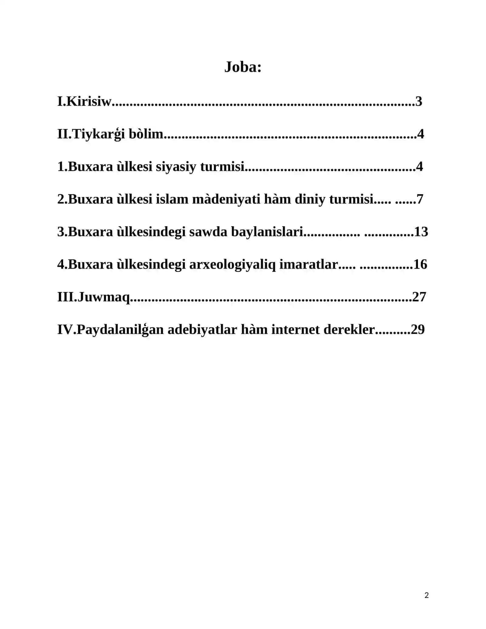 Buxara ùlkesi orta àsirlerde 2