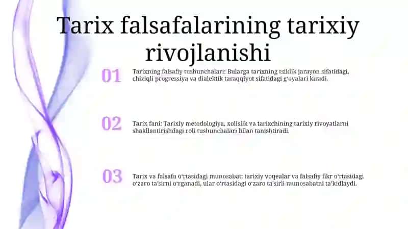 Tarix Falsafasi Va Falsafa Tarixi Uyg'Unligi 2