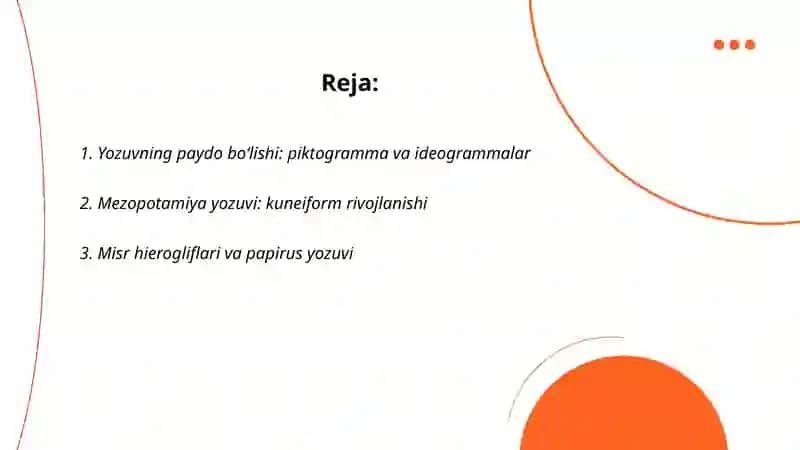 Yozuvning tarixiy taraqqiyoti 2